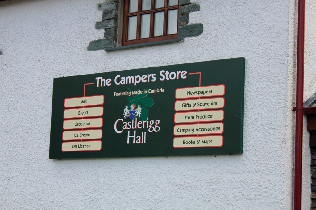 Castlerigg Hall Campers Store