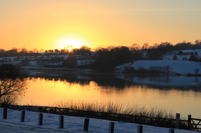 Sunset at Tittesworth Water
