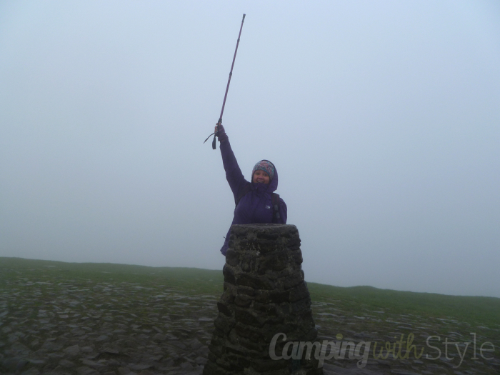 At the top of Mam Tor