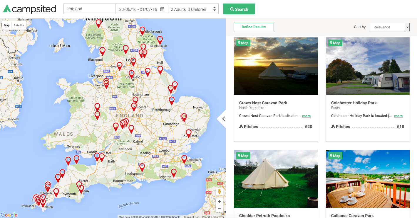 Campsited.com and Camping with Style partner up