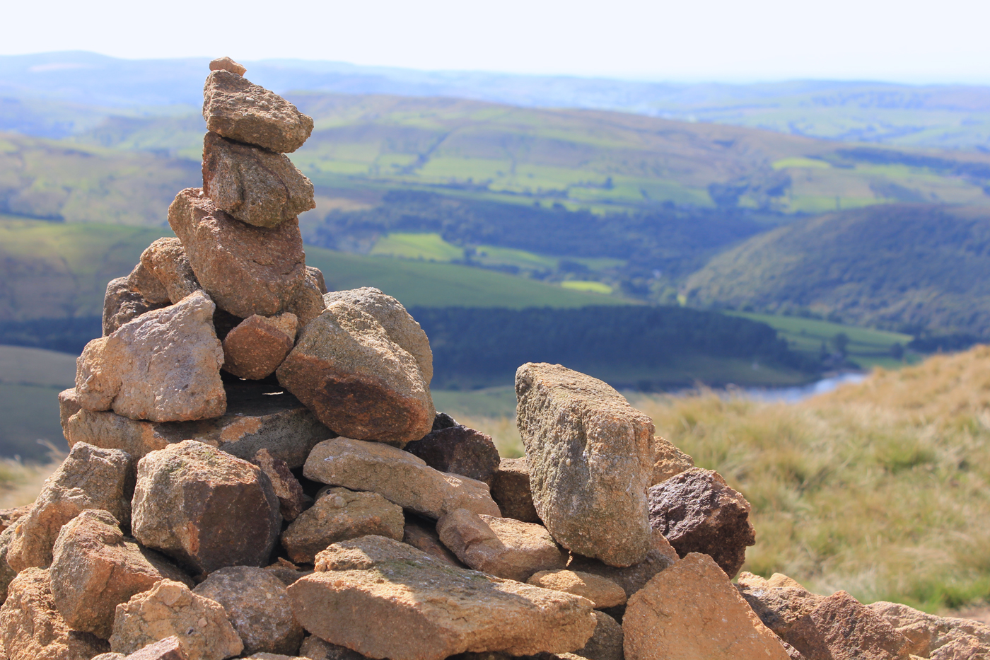A Cairn up on Kinder Scout