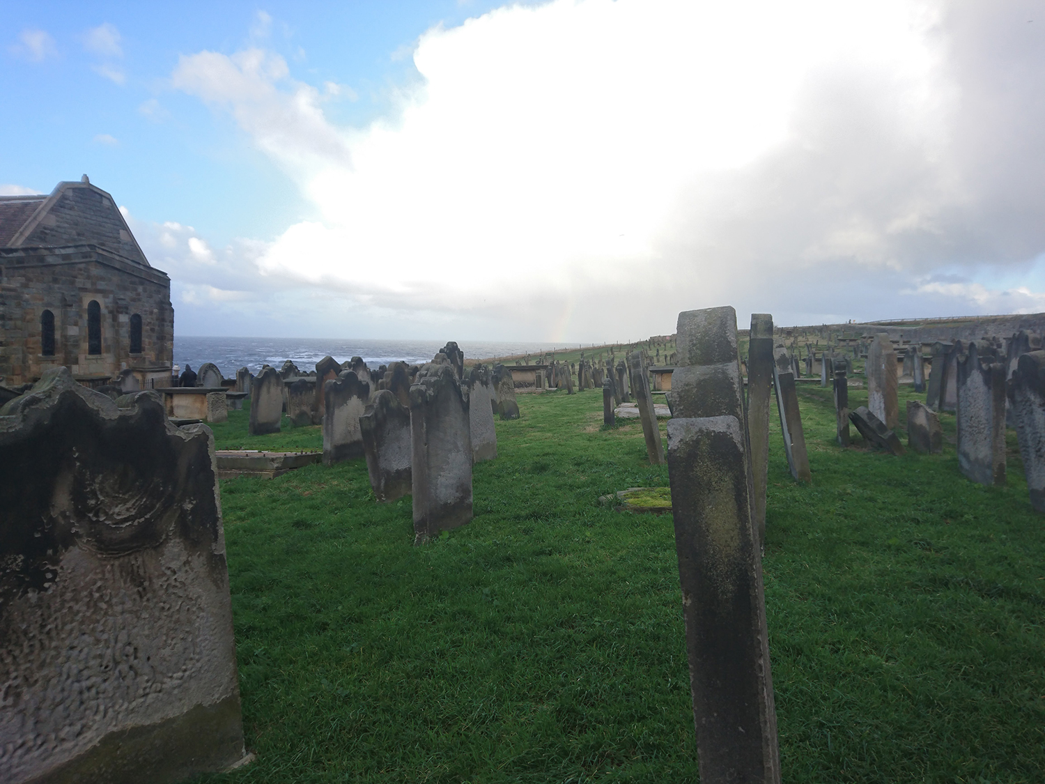 Whitby Abbey Graveyard
