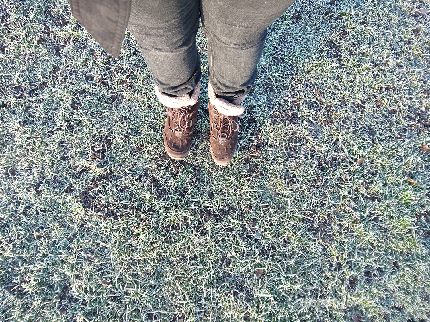 Wearing Heat Holders Leggings under my jeans