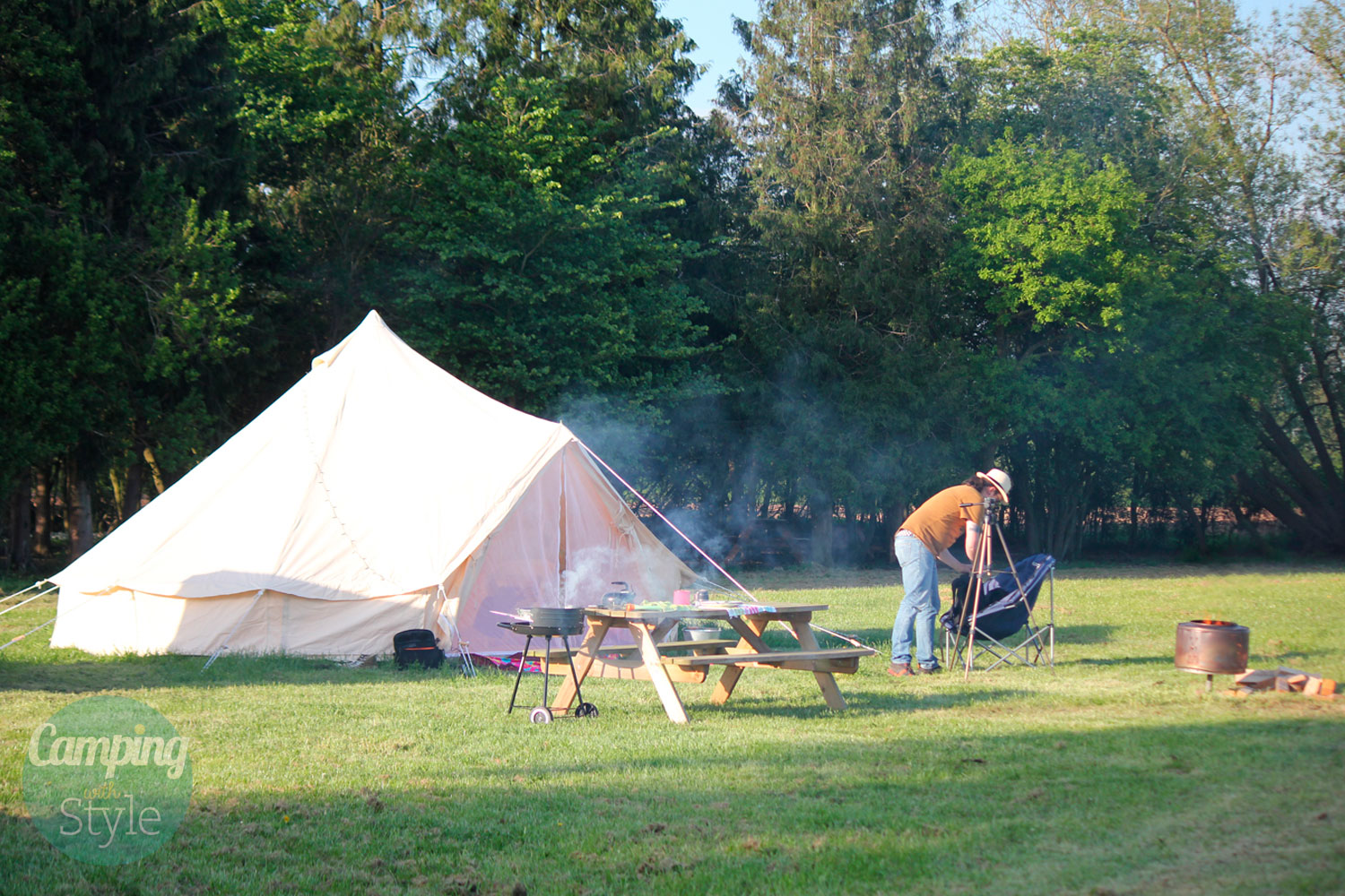 May Glamping at Canvas & Clover near the Malvern Hills