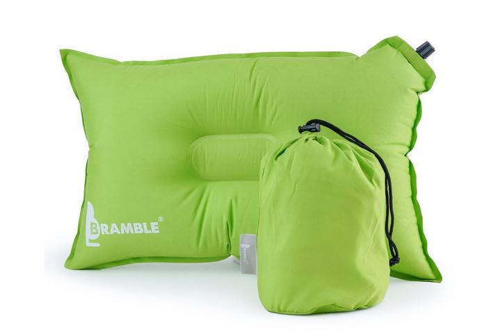 Bramble Lime Green Travel Pillow