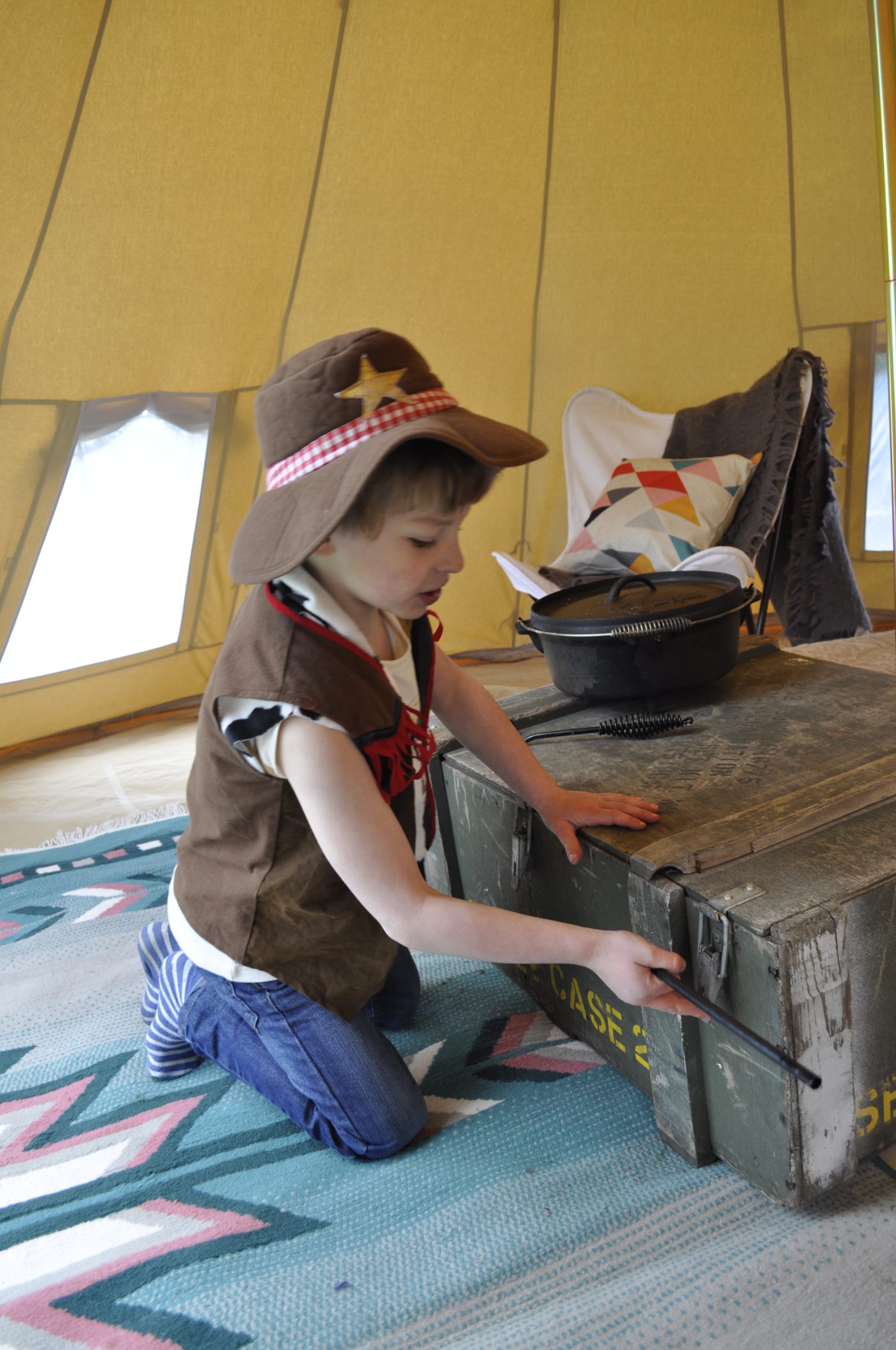Tepee tents for kids and solo campers