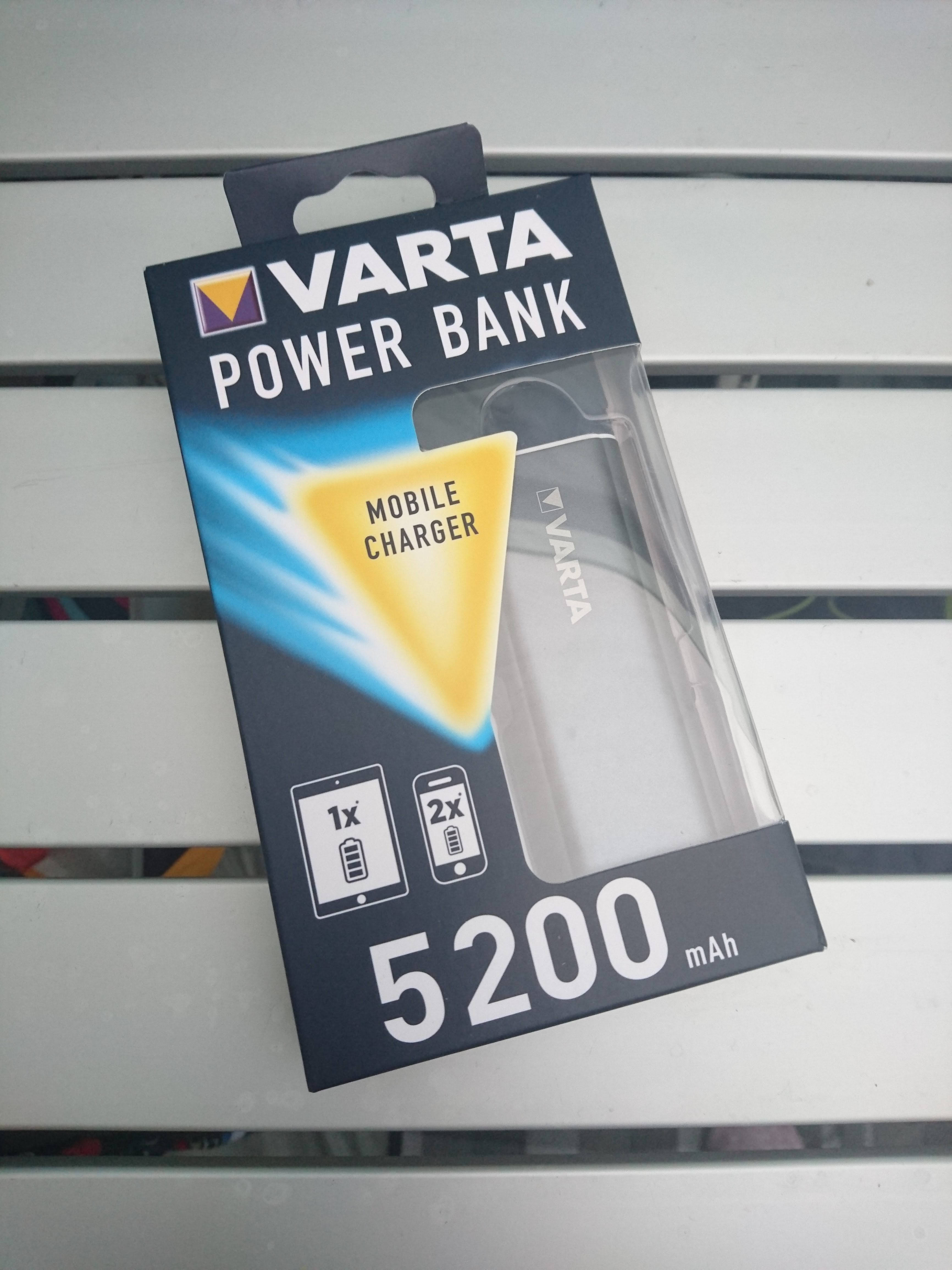 VARTA 5200 mAh Mobile Phone Power Bank Portable Charger