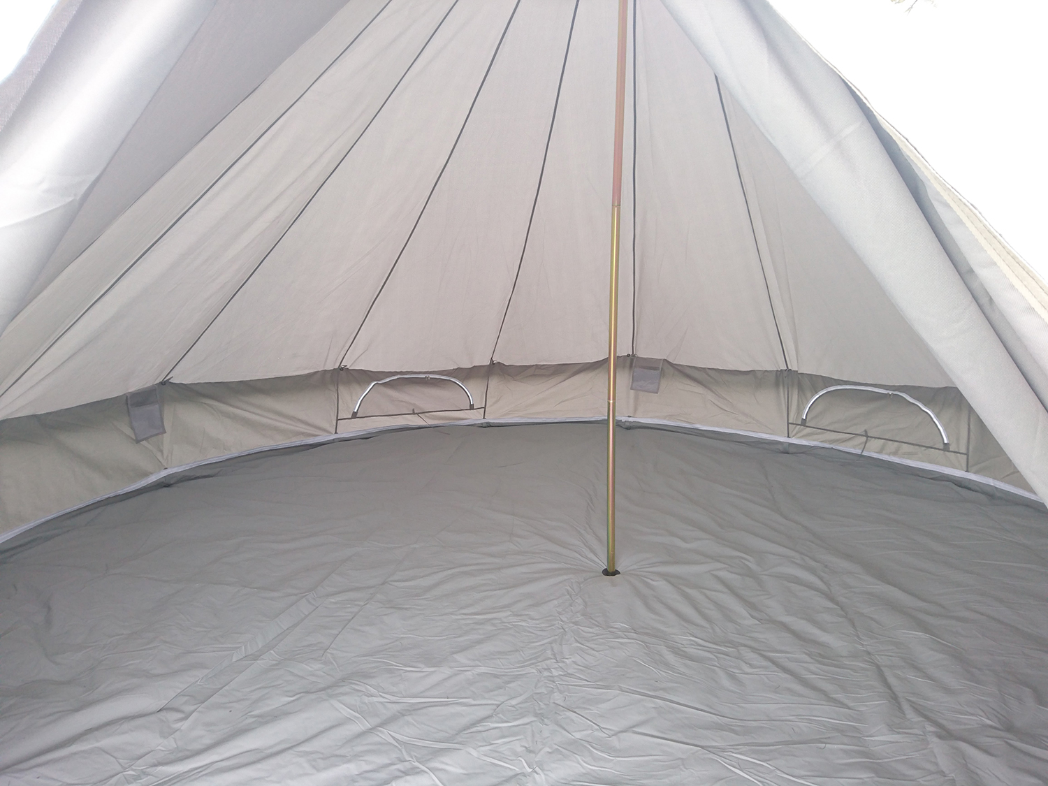 5m Oxford Bell Tent from Boutique Camping internal shot