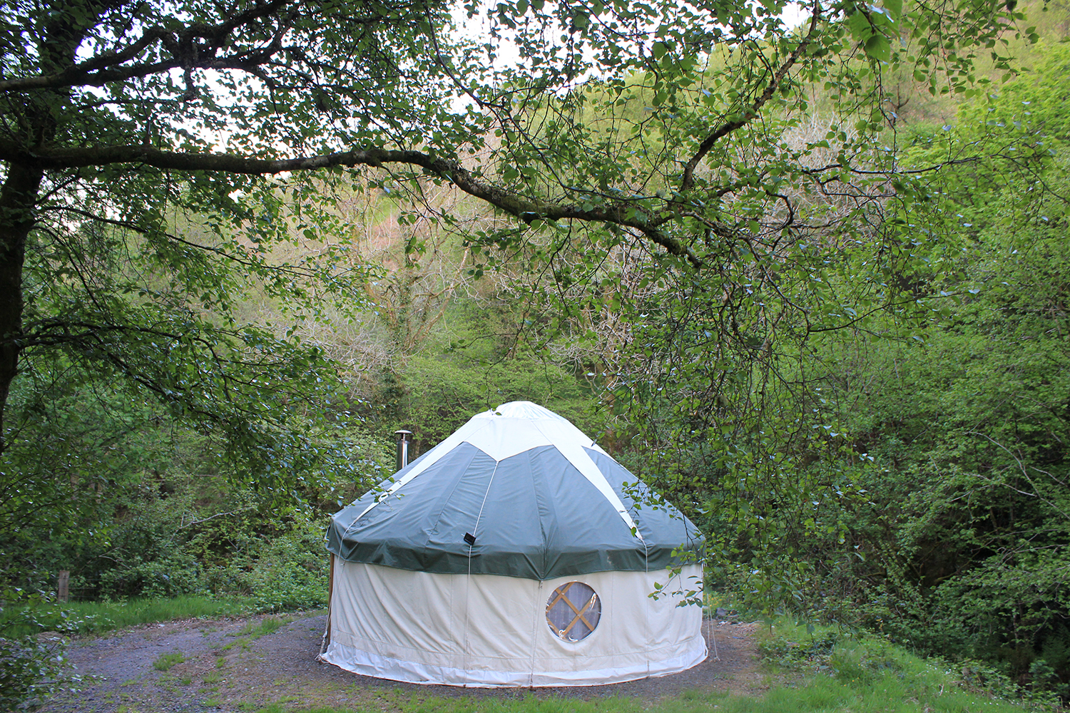 Honeymoon Yurt at Cledan Valley Glamping