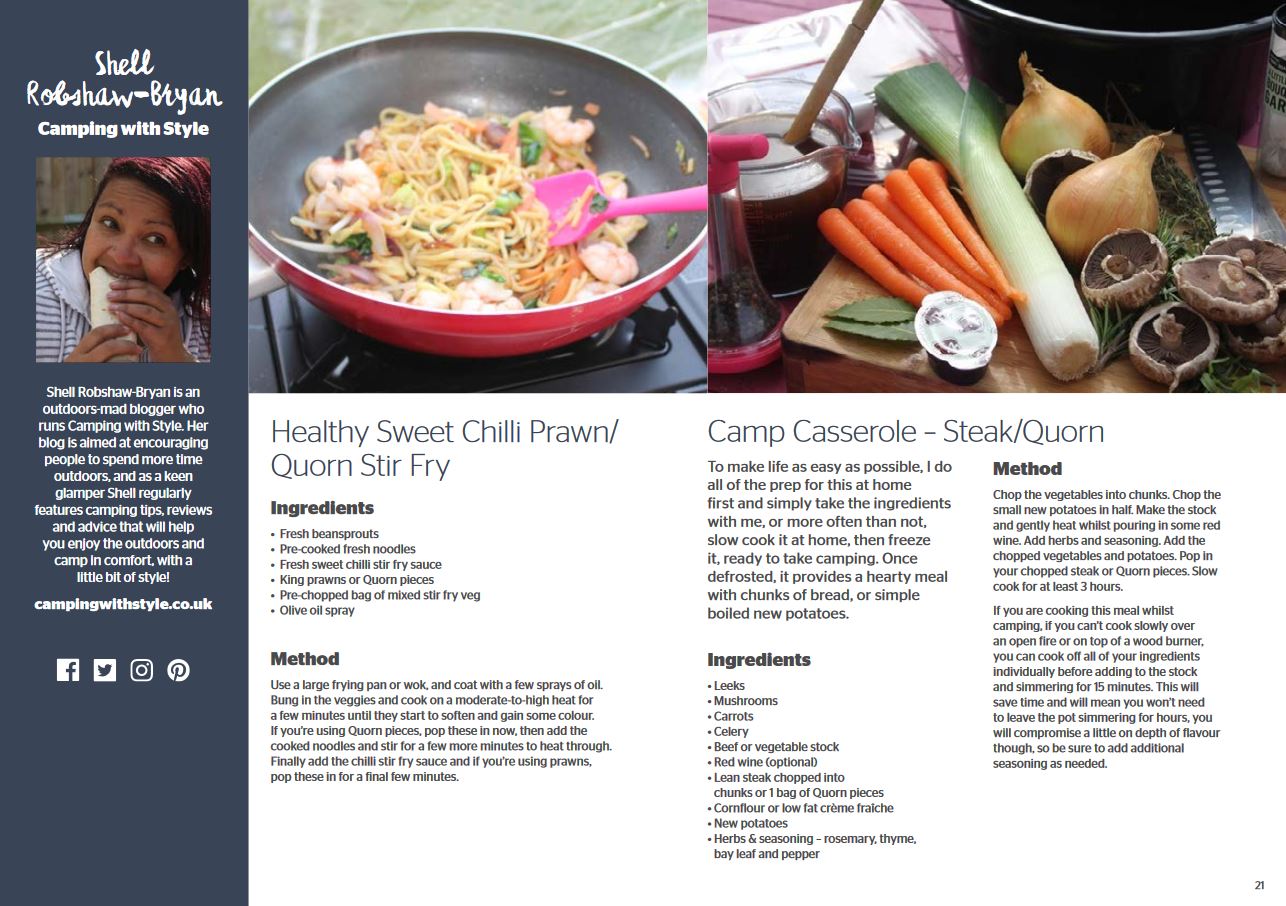 Go Outdoors Camping Recipe Cook Book