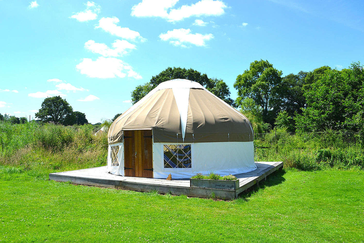 Bloomfields glamping yurt, Dorest