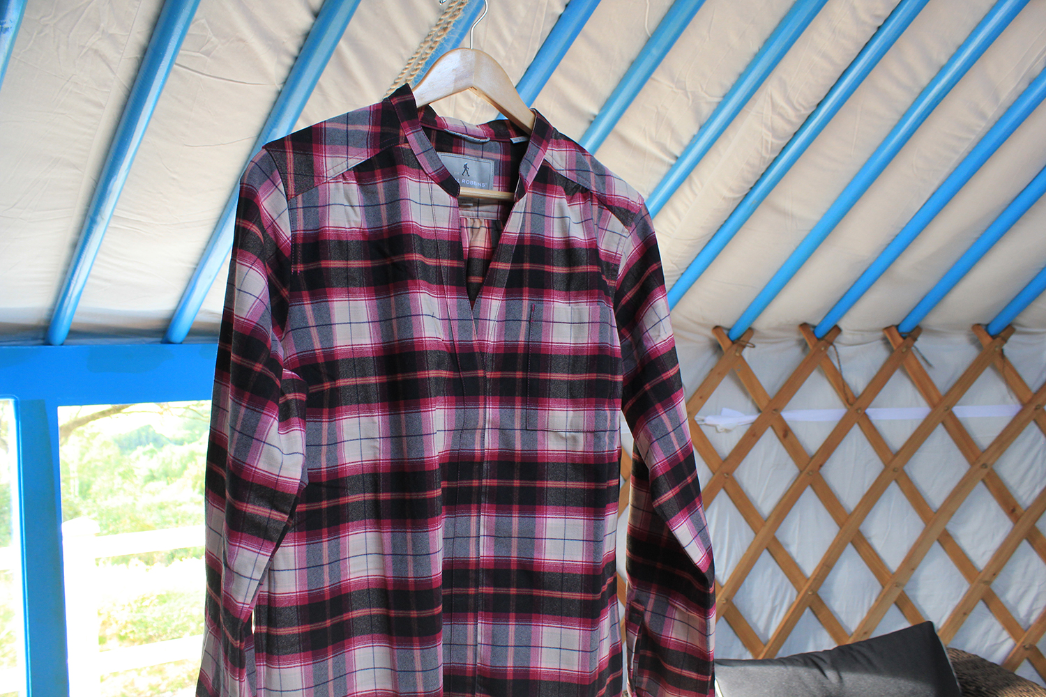 Royal Robbins Merinolux Plaid Flannel L/S - Raspberry Crush