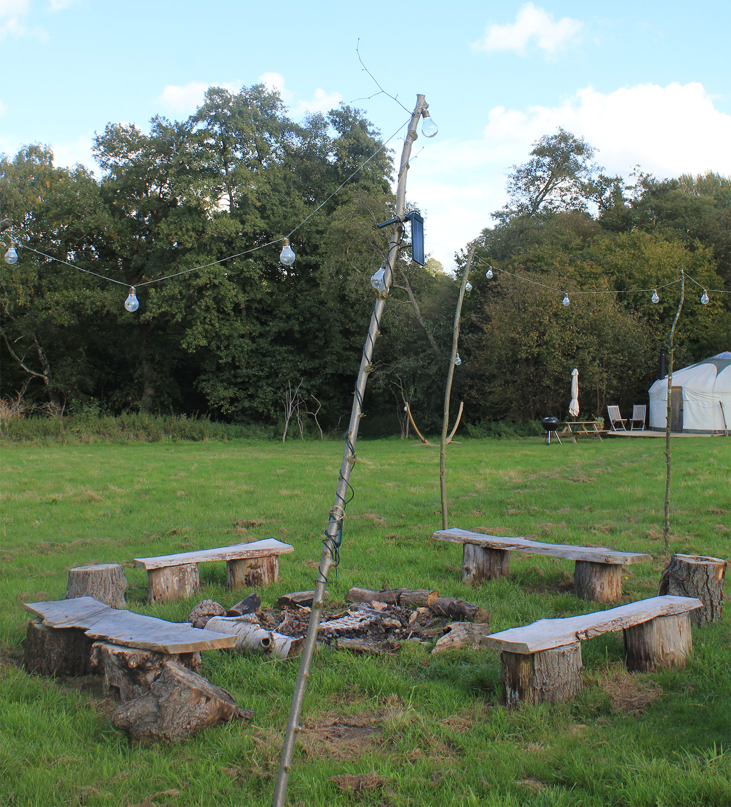 Round the Woods campfire, Norfolk