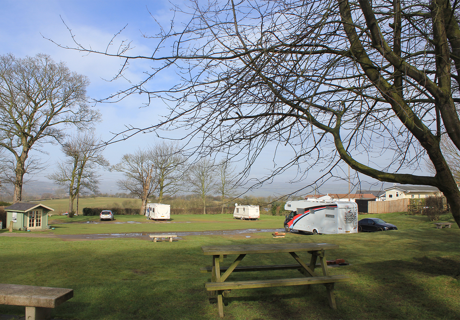 Clarion Lodge Campsite, Otley, Yorkshire