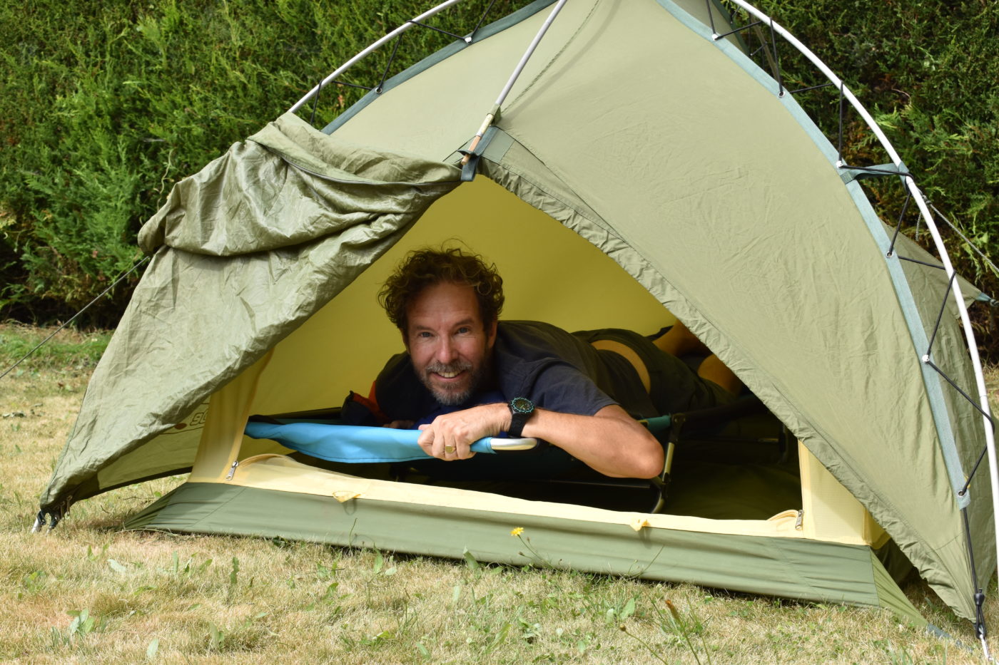 LayBakPak camping backpacka and bed