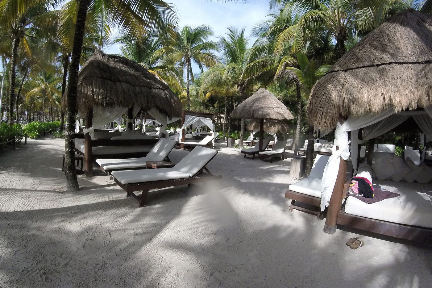 The Private beach at TRS Yucatan