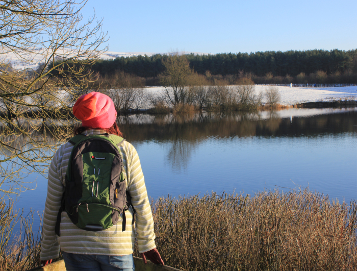 Out walking at Titesworth Reservoir
