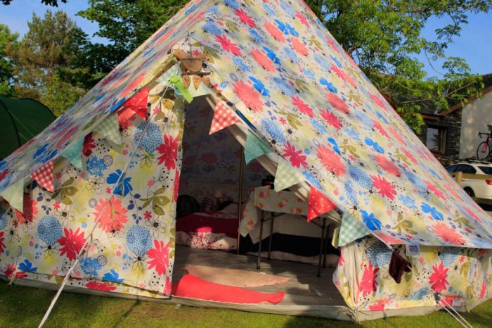 Boutique Camping Canvas Bell Tent 5m Review Funky Tent