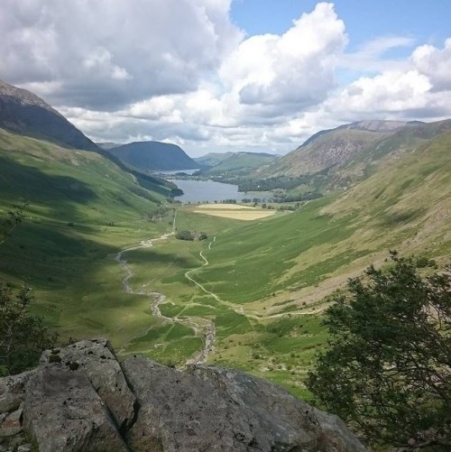 view down to Buttermere