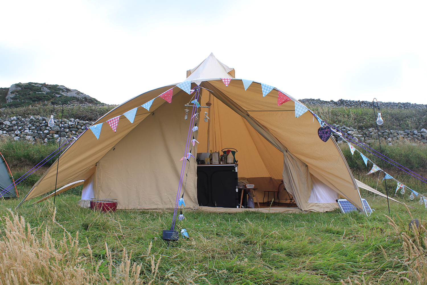 Boutique Camping Star Canopy Bell Tent