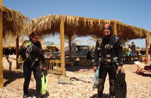 Diving in Dahab