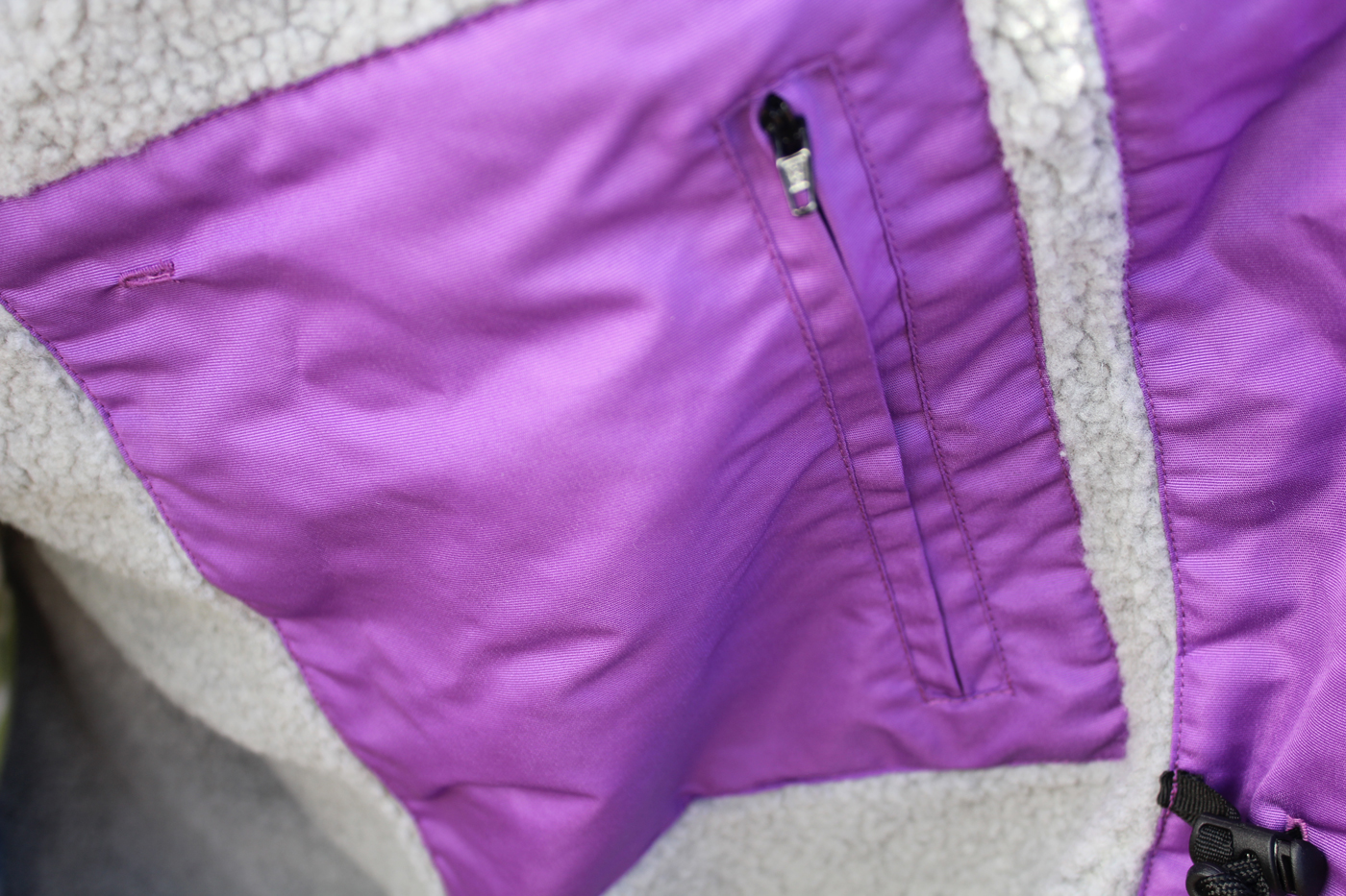 One of the inside pockets