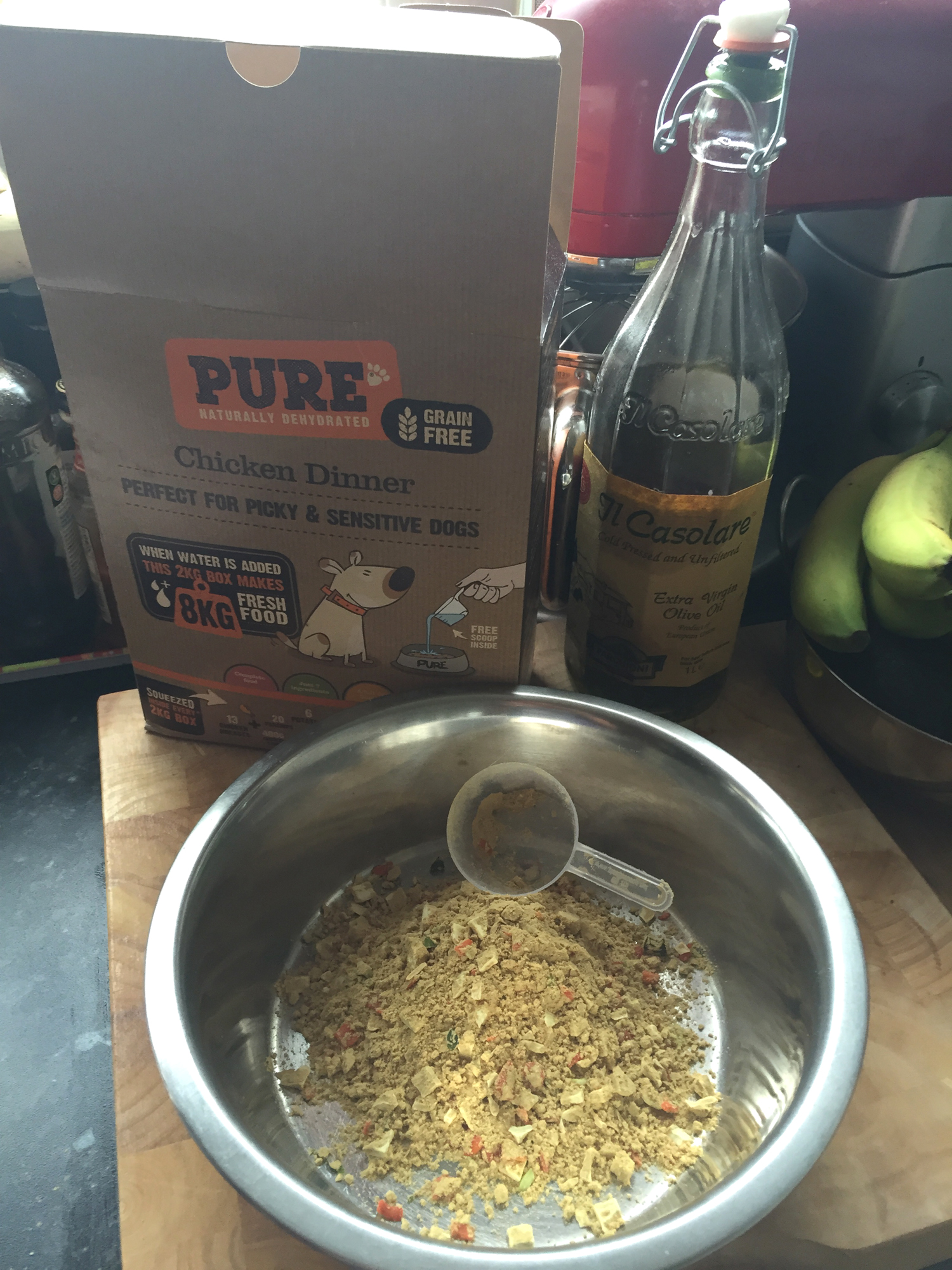 Pure chicken dinner dog food review