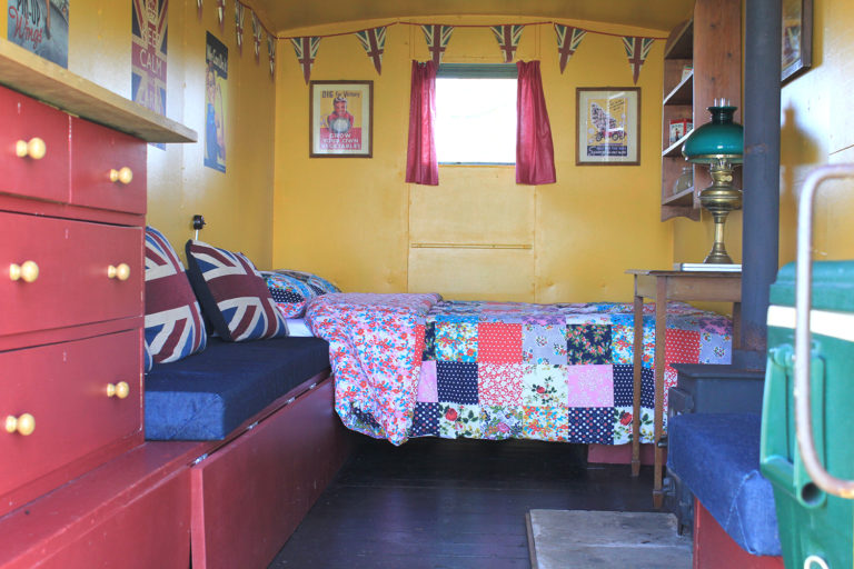 Converted Army Truck at Thorpe Glamping, Oxfordshire