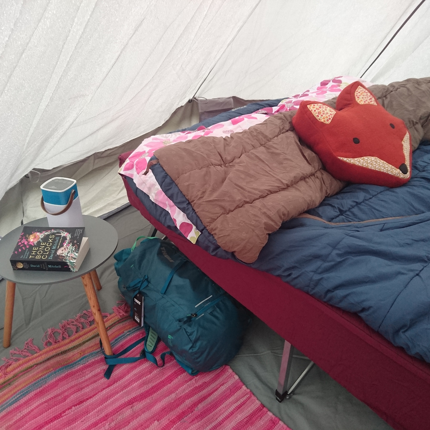 Outwell camping bed stay warm when camping