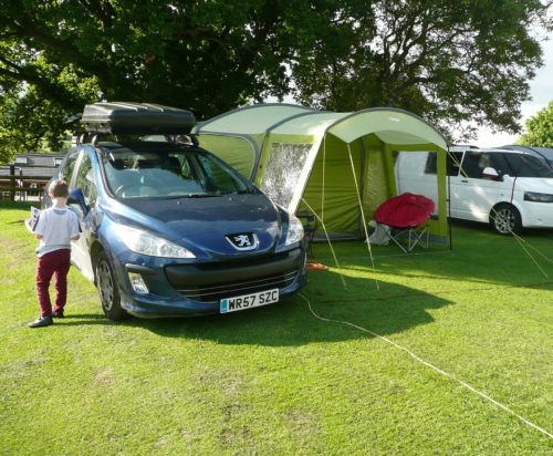 Andrewshayes camping Devon - Onsite plenty of space