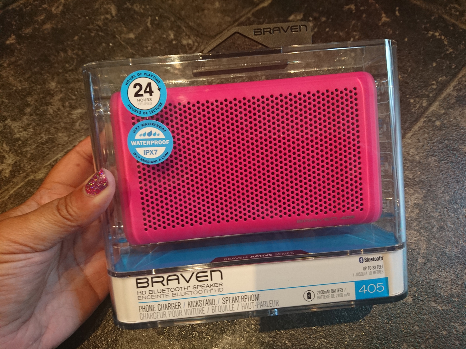 Braven 405 Bluetooth Speaker Packaging