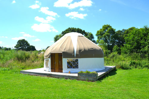 Bloomfields glamping yurt, Devon