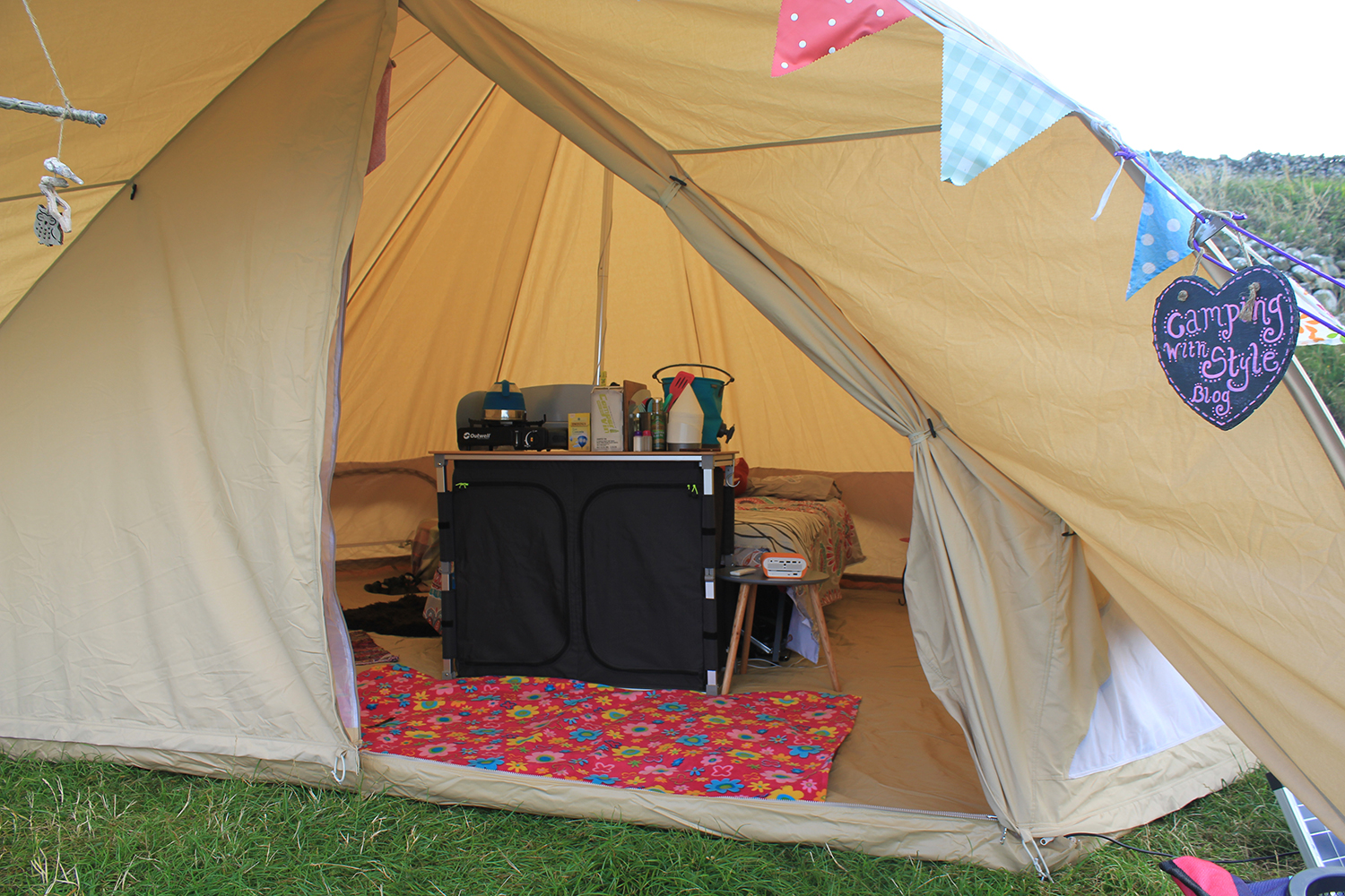 Boutique Camping Star Canopy Bell Tent