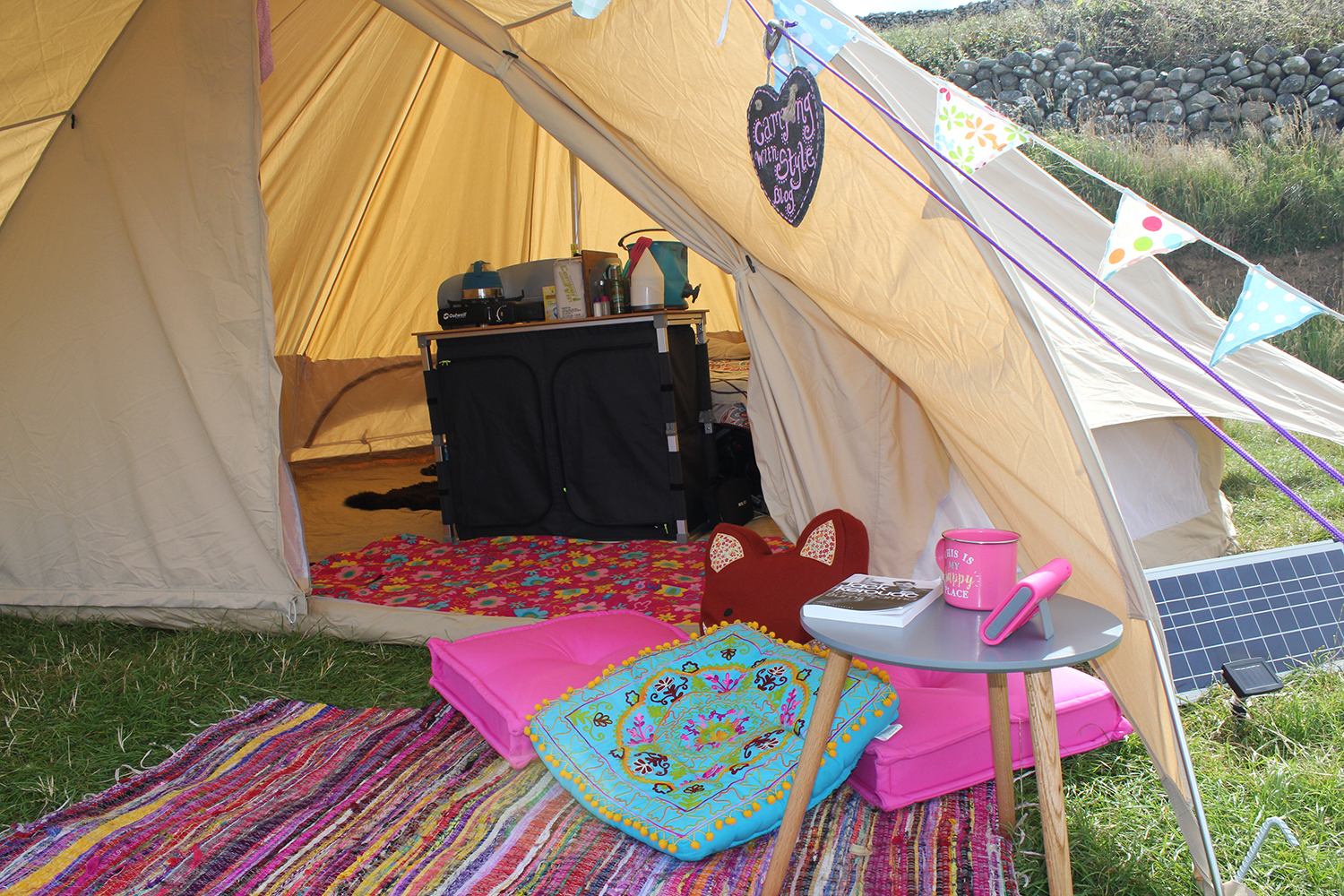 Create your own glamping setup