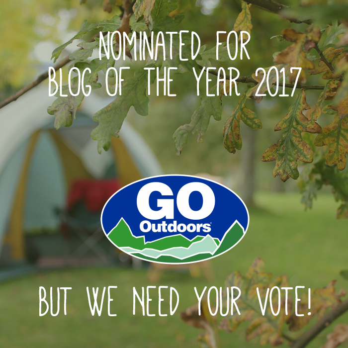 NEWS | Camping with Style Nominated for Go Outdoors Blog of Year 2017 – Vote Now!