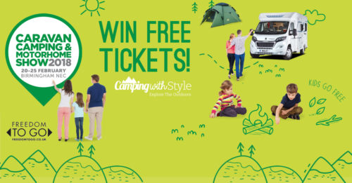 Win tickets to the Caravan, Camping and Motorhome Show 2018!