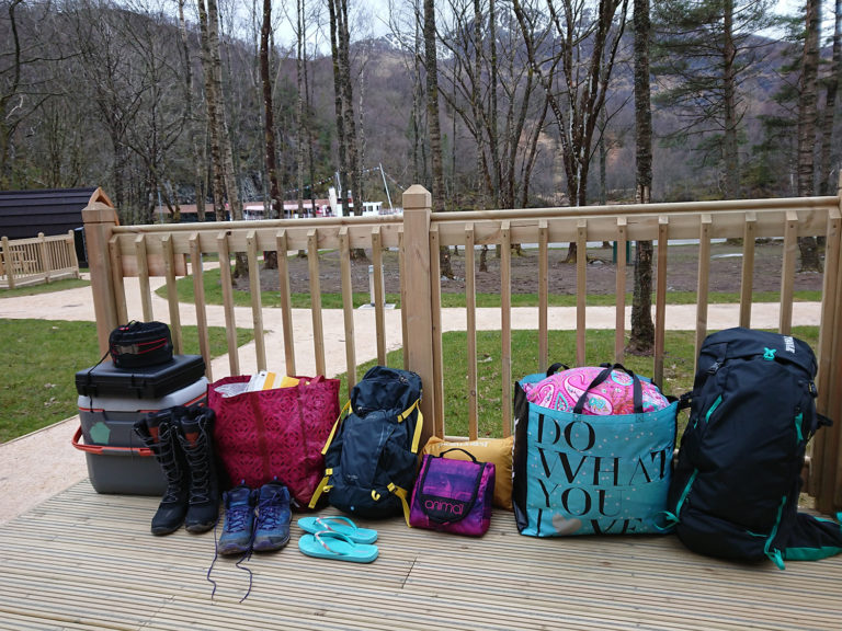 Camping packing