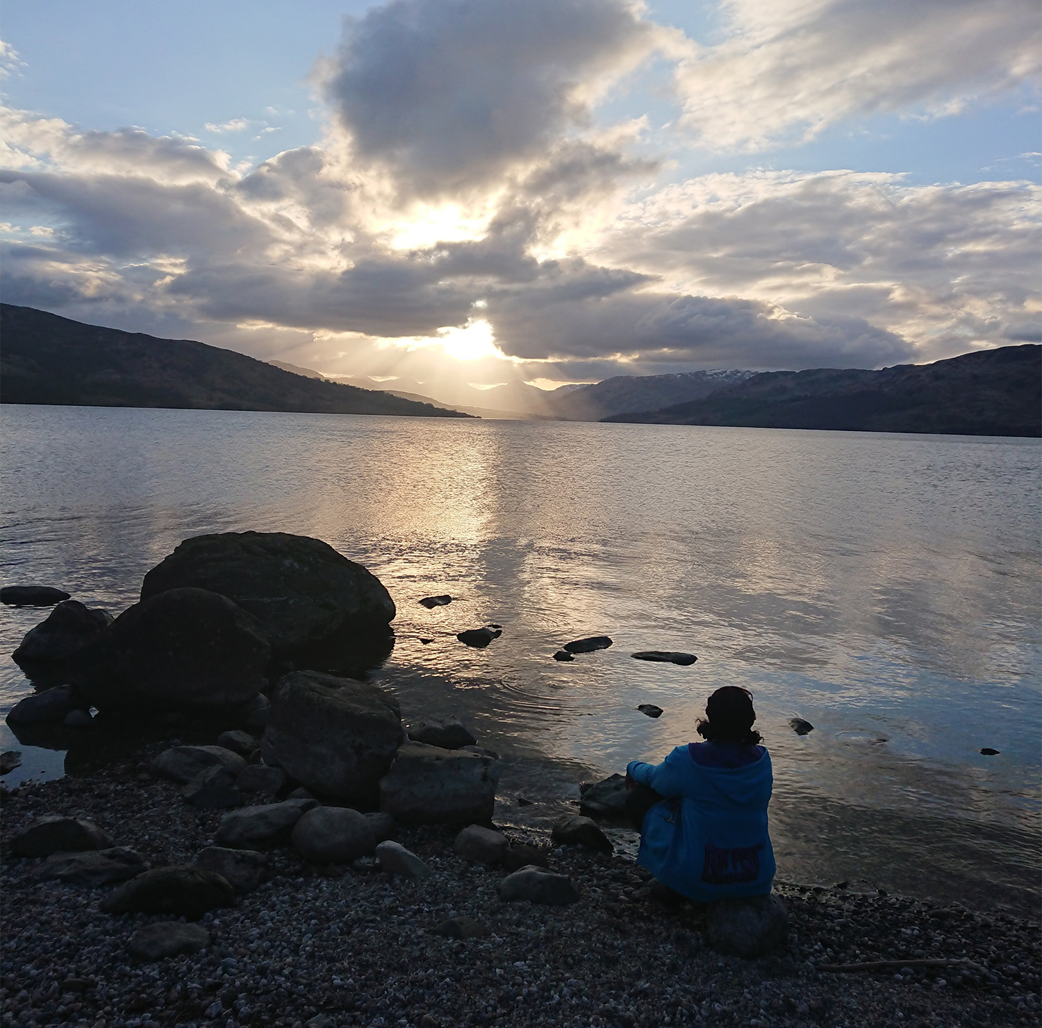 Loch Katrine Sun set