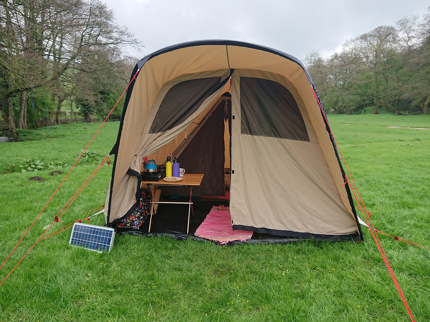 Camping at Low Farm campsite