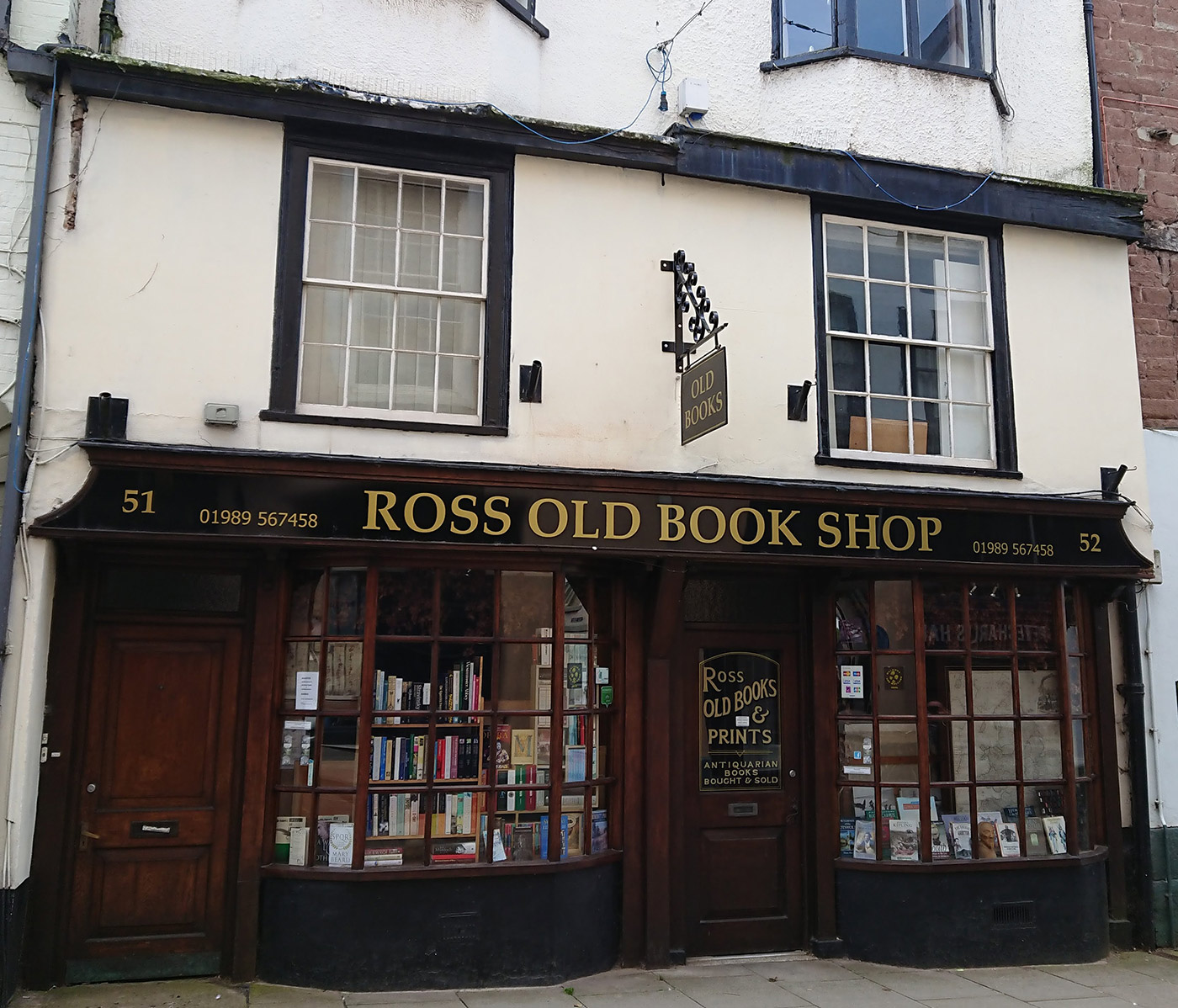 Book shop in Ross on Wye