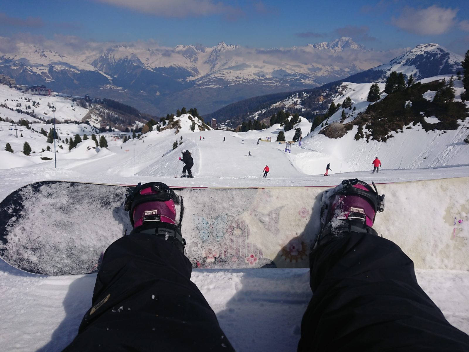 Snowboarding in La Plagne with Will I Ski