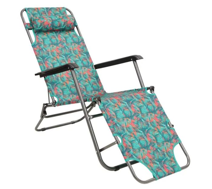 ﻿Patterned Sunlounger Folding Chair £24.99