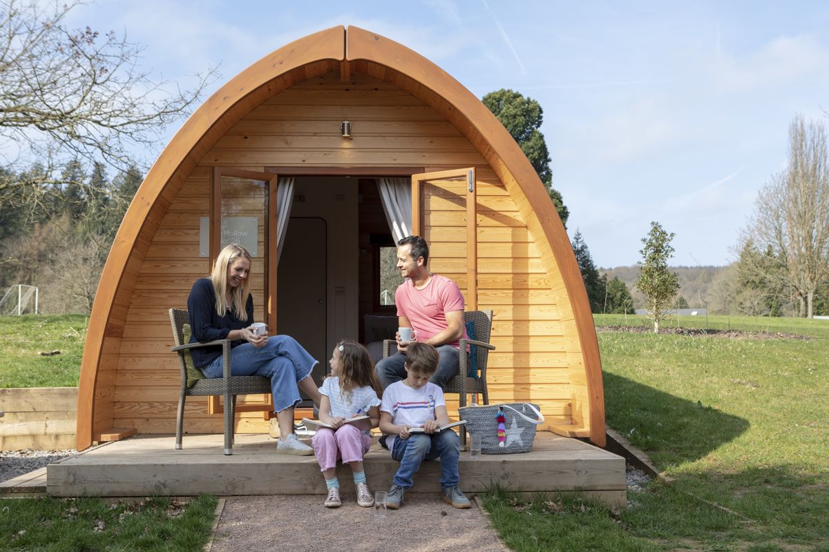 New Hot Tub Glamping at Whitemead Forest Park Opens