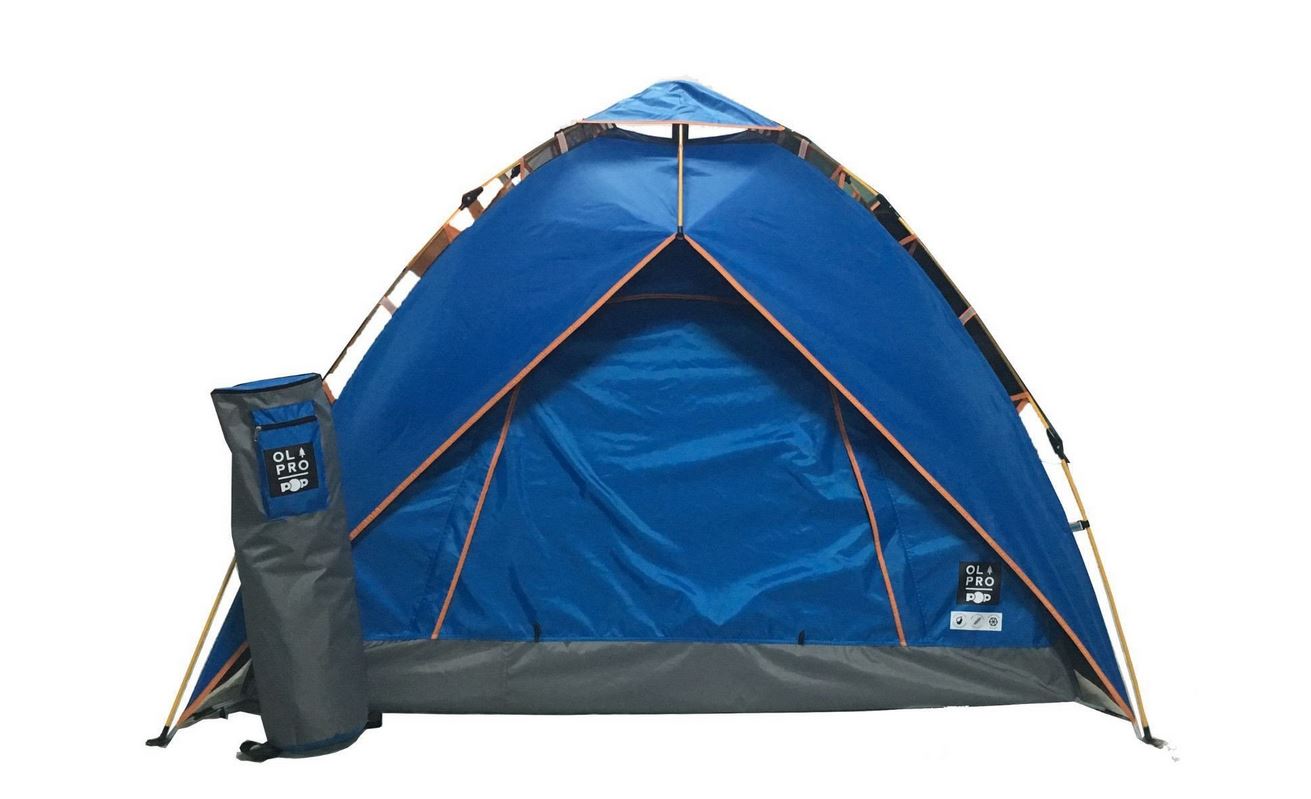 Olpro Pop Pop-Up Tent 2 Person Waterproof Blue Was £89 NOW £64.99