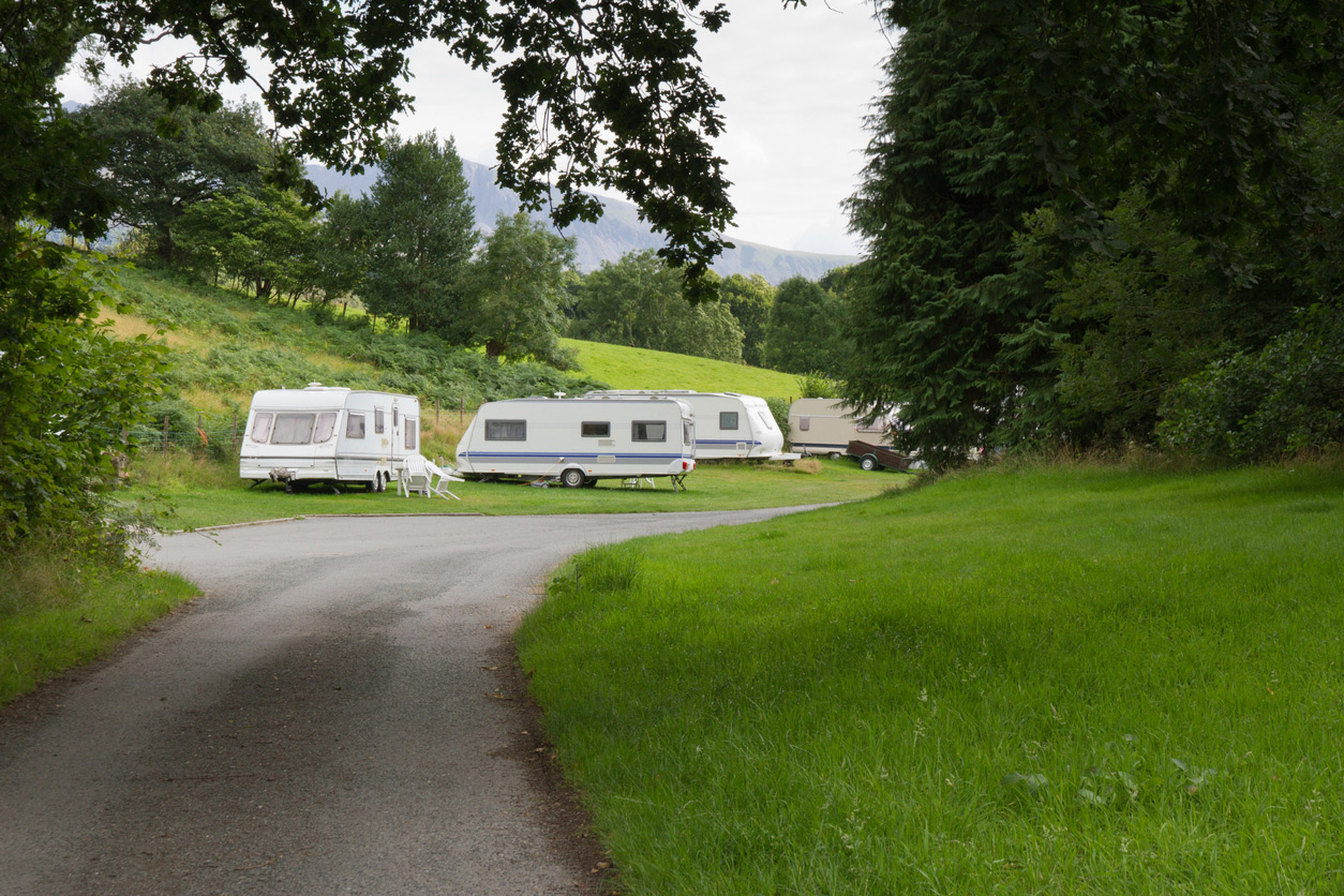 Preventing theft while camping or caravanning