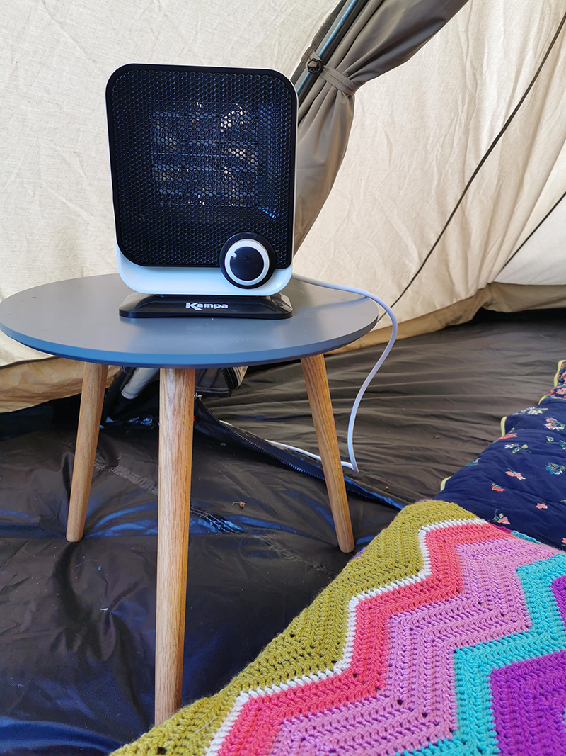 Kampa Diddy Fan Tent Heater For Warmer Winter Camping - Review