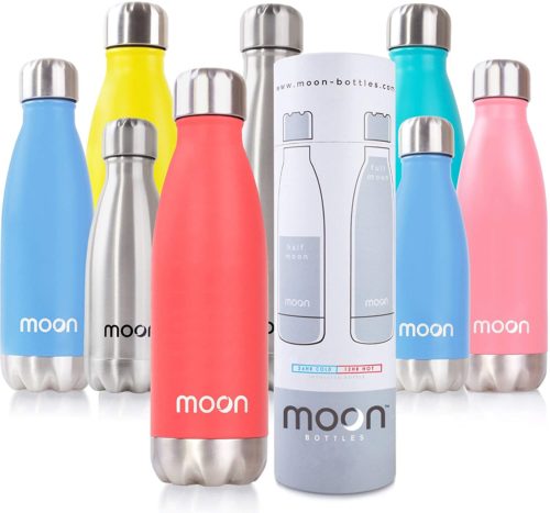 Moon Stainless Steel Double Wall Insulated Reusable Bottles