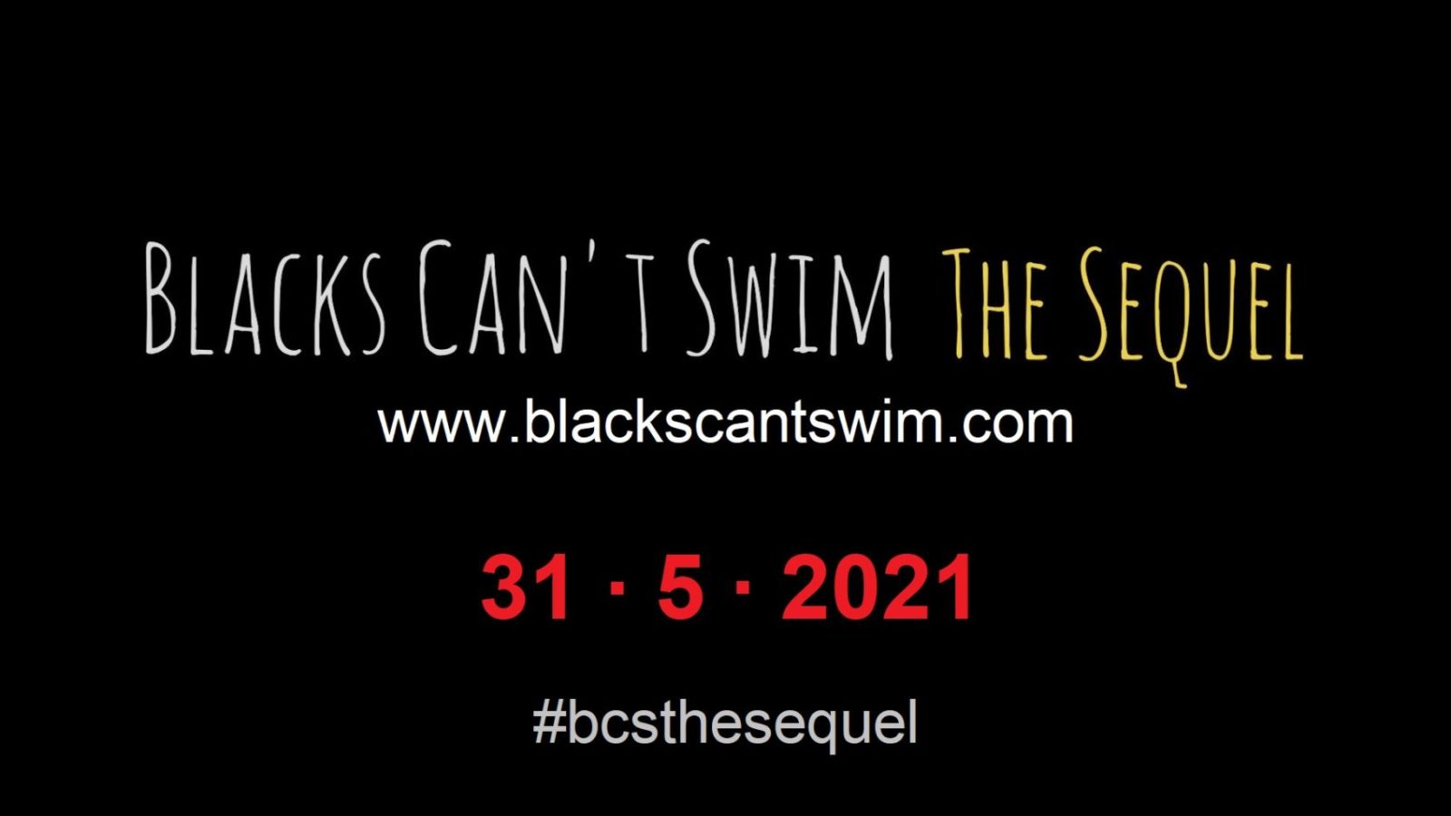 Blacks Can't Swim