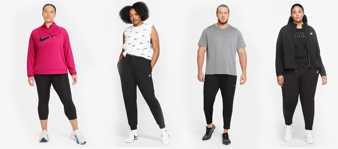 Nike plus size clothing