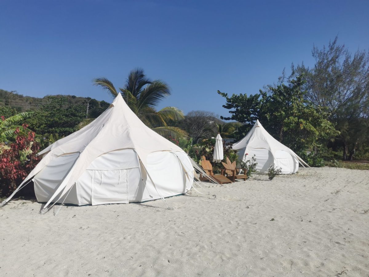 Canvas bell tents are better for breathability